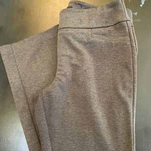 Gray pull-on dress pants from NY&Co., Size L.
